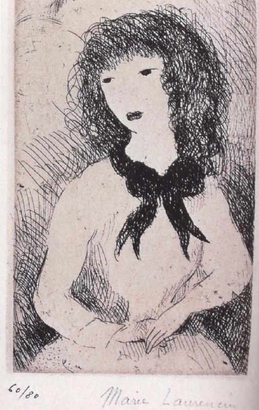 Marie Laurencin Femal wearing the hat